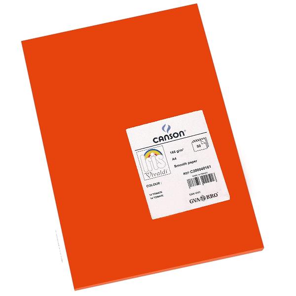 Cf50Ff Vivaldi A4 185G Rosso Vivo - immagine 2