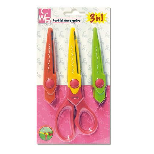 Forbici 3 Lame Decorative 17Cm - immagine 2