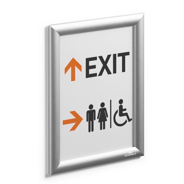 Cornice Scatto Alluminio A4 Argento - immagine 3