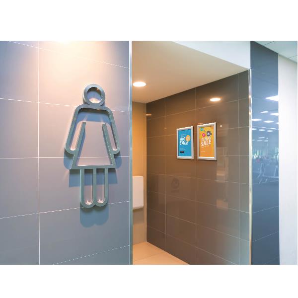 Cornice Scatto Alluminio A4 Argento - immagine 6