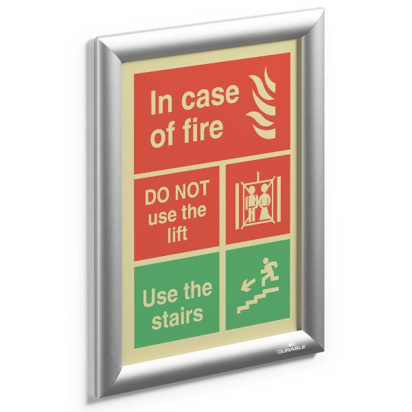 Cornice Scatto Alluminio A4 Argento - immagine 4