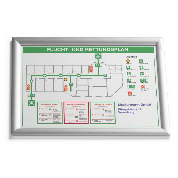 Cornice Scatto Alluminio A3 Argento - immagine 2