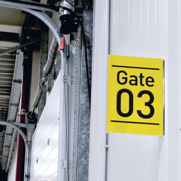 Cf10 Cartello Corsia A4 Vert Magnet - immagine 2