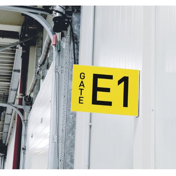 Cf10 Cartello Corsia A4 Oriz Adesiv - immagine 3