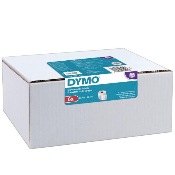 Cf6Etichette Dymo Lw57X32 Mm-Bianco