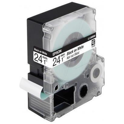 Nastro Lk6Wbn Std Nero/Bianco 24X9 - immagine 2