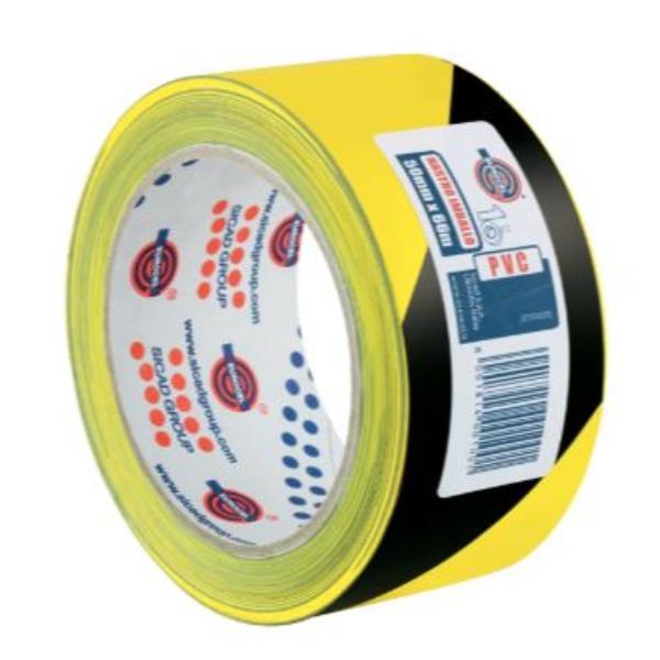 Rotolo Pvc Giallo/Nero 50X66 - immagine 2