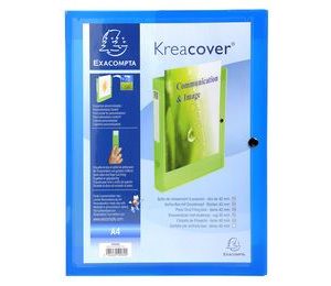 Scatola Archivio 40Mm Per A4 Azzurr