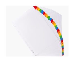 Divisori Numerici 1-31 A4 Bianco