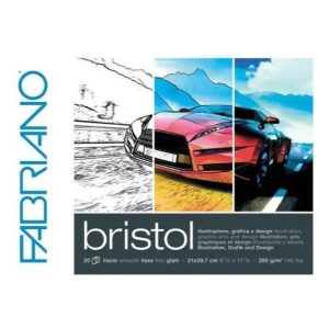 Cf5Blocco Bristol A4 250Gr 20 Fg