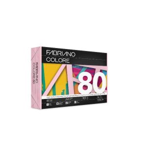 Fabriano Colore Rosa A4 80G