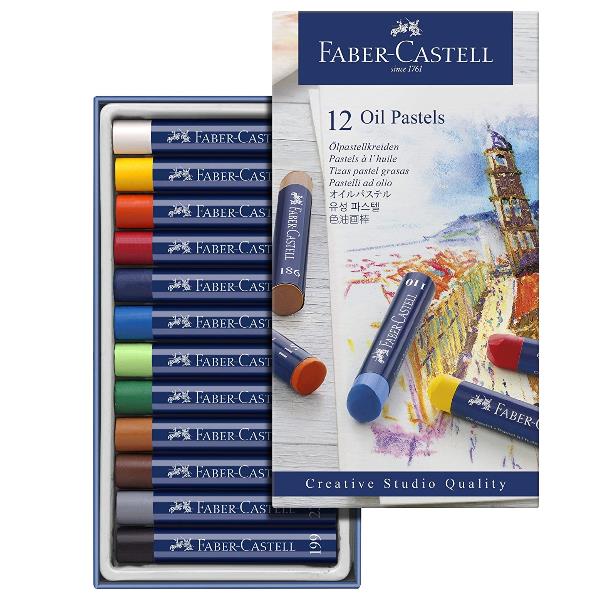 Cf12 Oil Pastels Col. Ass - immagine 3