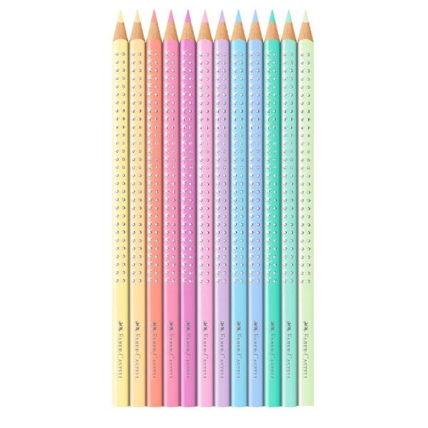 Cf 12 Matite Sparkle Pastel - immagine 3