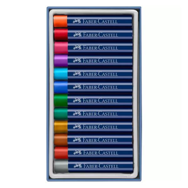 Cf12 Oil Pastels Col.metallici Ass - immagine 4