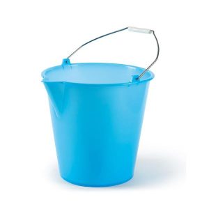 Secchio Politene C/Becco 12Lt Azzur