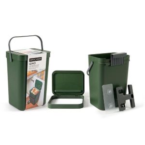 Pattumiera Umido Gino 12 Lt Verde