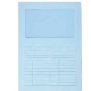 Cf50 Cartelline C/Finestra 120Gr Bl