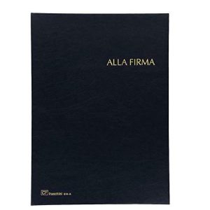 Libro Firma 14 Intercalari Blu