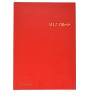 Libro Firma 14 Intercalari Rosso