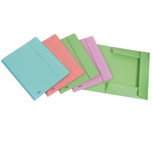 Cart. 3L C/Elast Pastello 24X33 Ass