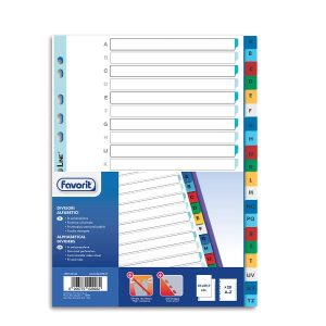 Interc.alfabetico 20 Tacche 21X29.7