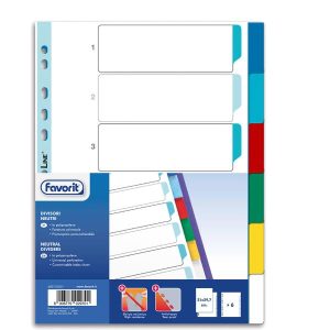 Interc.neutro 6 Tacche A4 21X29.7