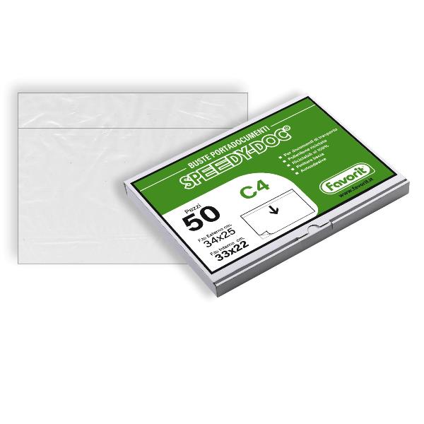 Cf50 Buste Adesive Speedy Doc C4 - immagine 2