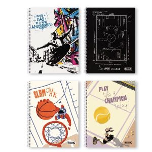 Cf5 Maxi Spiral. A4 Sport 5Mm Ass.