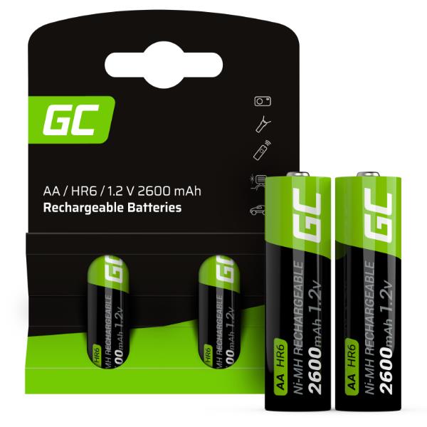 Recharge Batteries 2Xaa Hr6 2600Mah - immagine 3