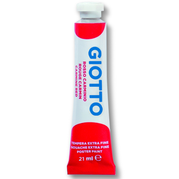 Cf6 Tub. Tempera 21Ml Rosso Carmin - immagine 2