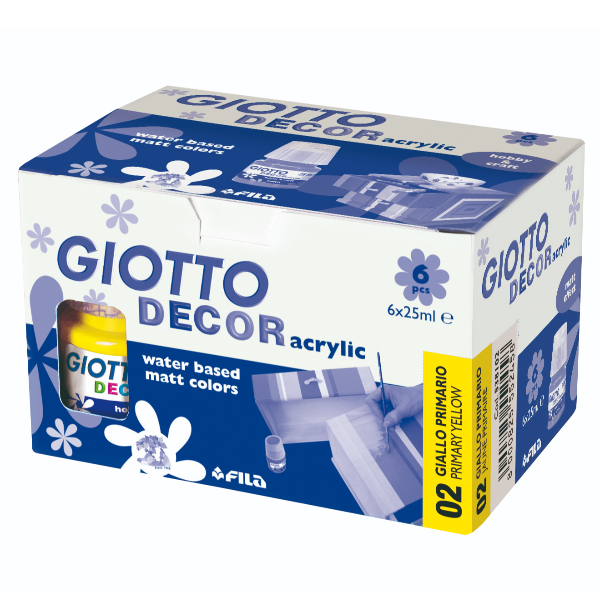 Cf6 Tempera Da 25 Ml Giallo Primar - immagine 3