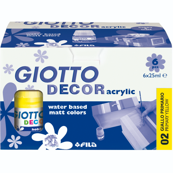 Cf6 Tempera Da 25 Ml Giallo Primar - immagine 2