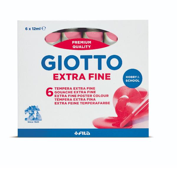 Cf6 Tub. Tempera 12Ml Rosa - immagine 2