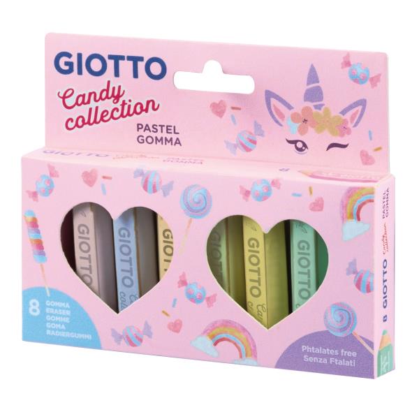Cf8 Giotto Gomma Candy Collection - immagine 2