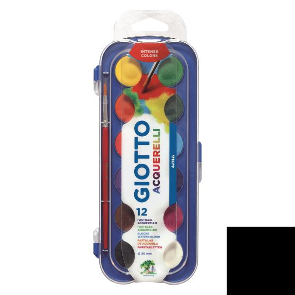 Acquerelli Giotto 12 Col. Assortiti - immagine 2