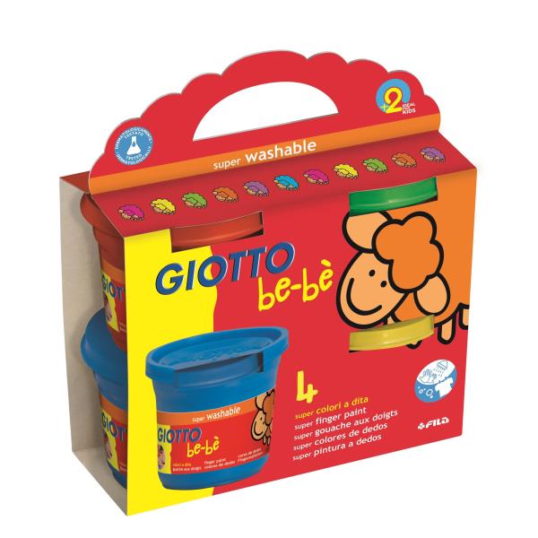 Giotto Bebe Super Colori A Dita - immagine 2