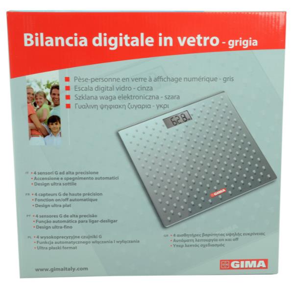 Bilancia Digitale In Vetro - Grigia - immagine 3