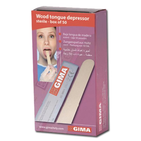 Cf50 Abbassalingua Legno Sterili - immagine 2