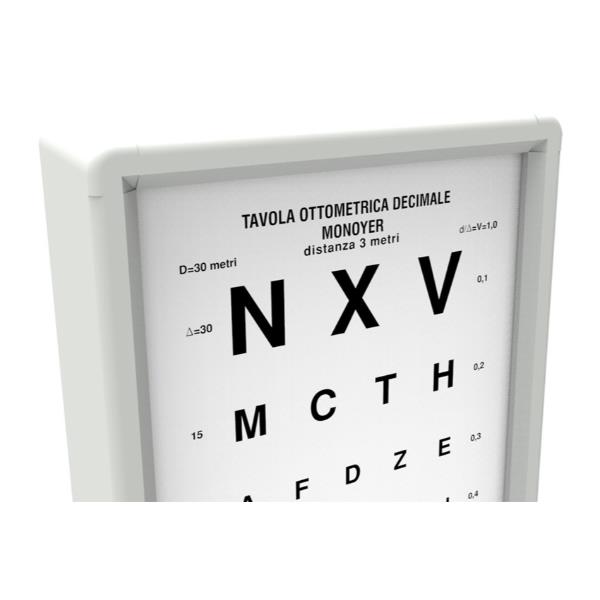 Ottotipo Luminoso Monoyer - 3 Metri - immagine 3