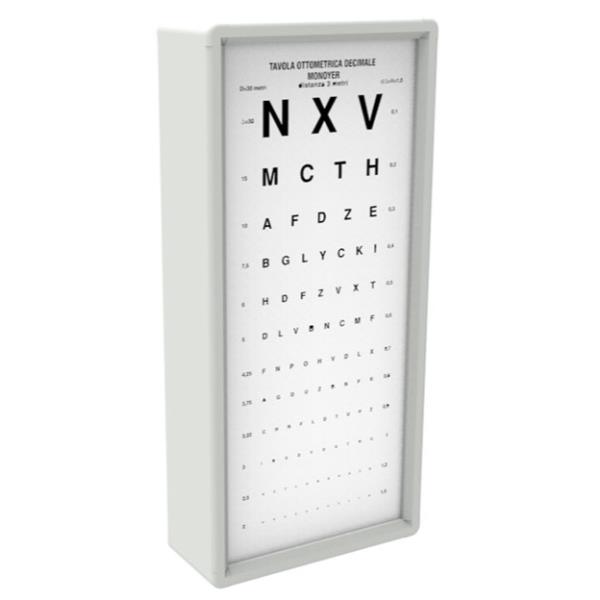 Ottotipo Luminoso Monoyer - 3 Metri - immagine 4