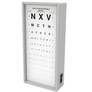 Ottotipo Luminoso Monoyer - 3 Metri