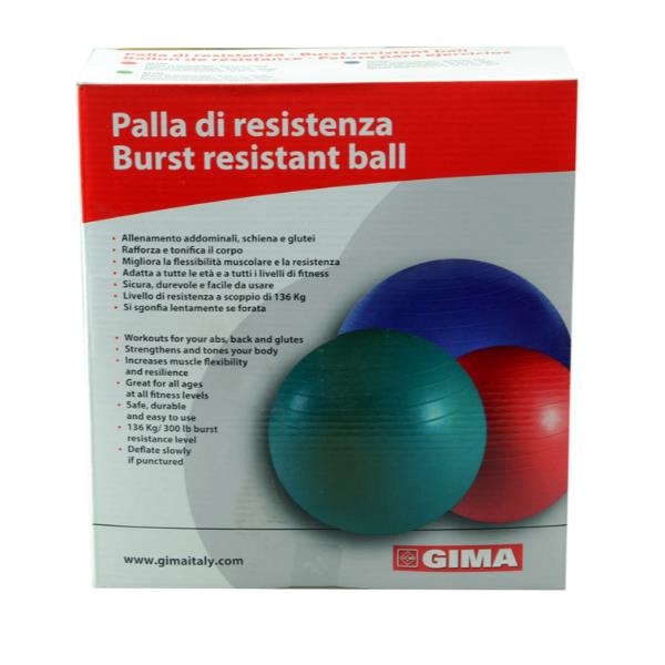 Palla Resistente Diam 55 Cm - Rossa - immagine 3