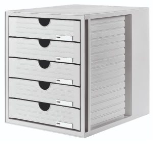 Casset. Systembox 5 Cass. Grigio Ch