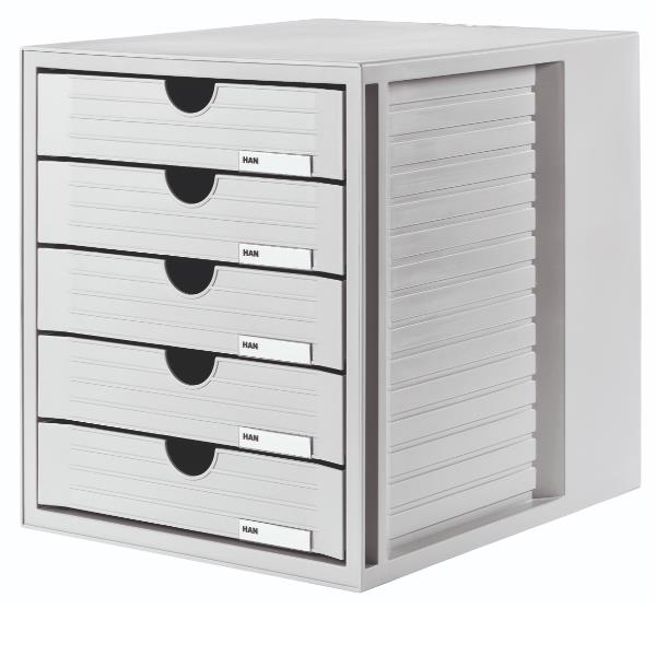 Casset. Systembox 5 Cass. Grigio Ch