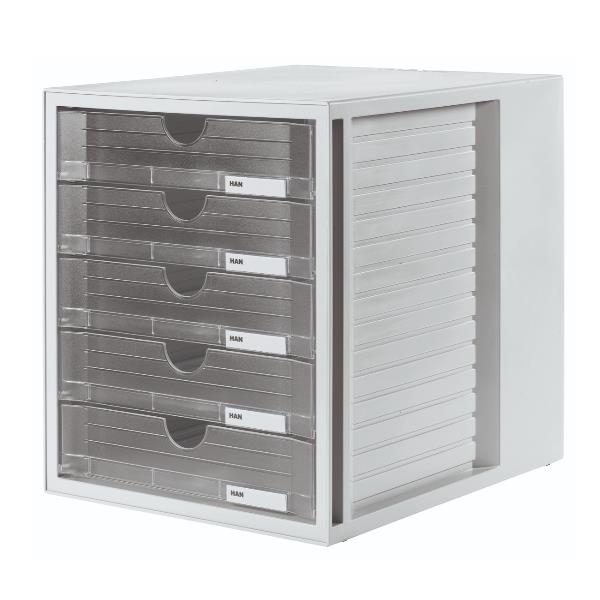 Casset. Systembox 5 Cassetti Trasl