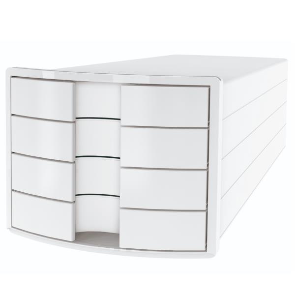 Cassettiera Implus 4 Cassetti Bianc - immagine 2
