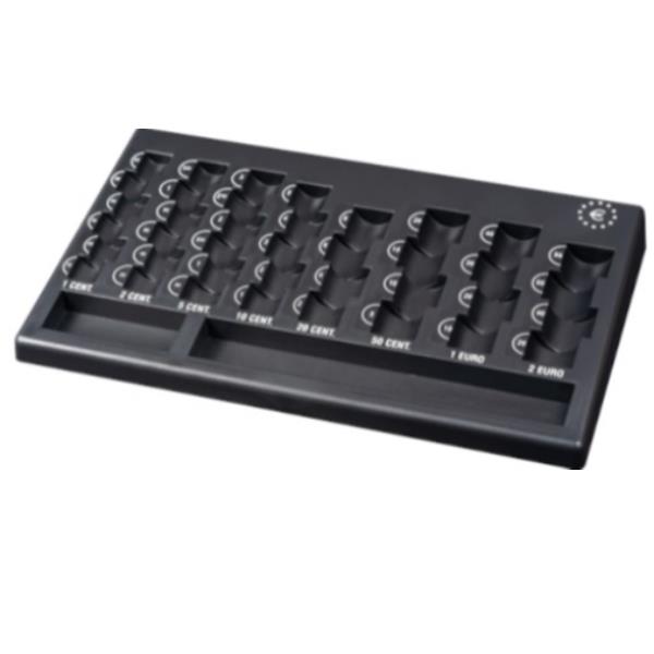 Vassoio Portamonete Euro Nero