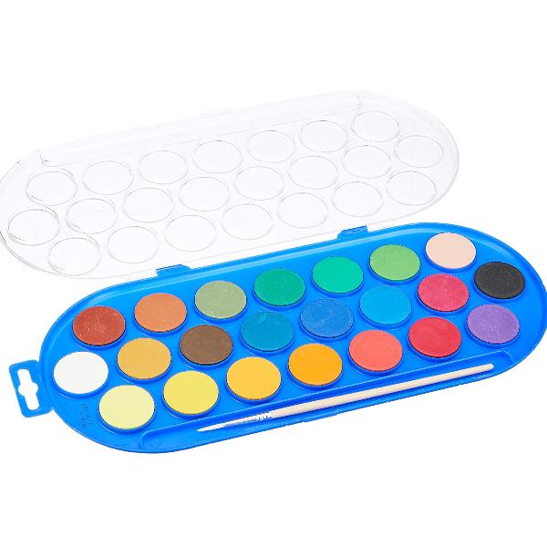 Acquerelli In Scatola Di Plastica