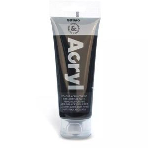 Tempera Tubo Acrilico Col.nero75Ml