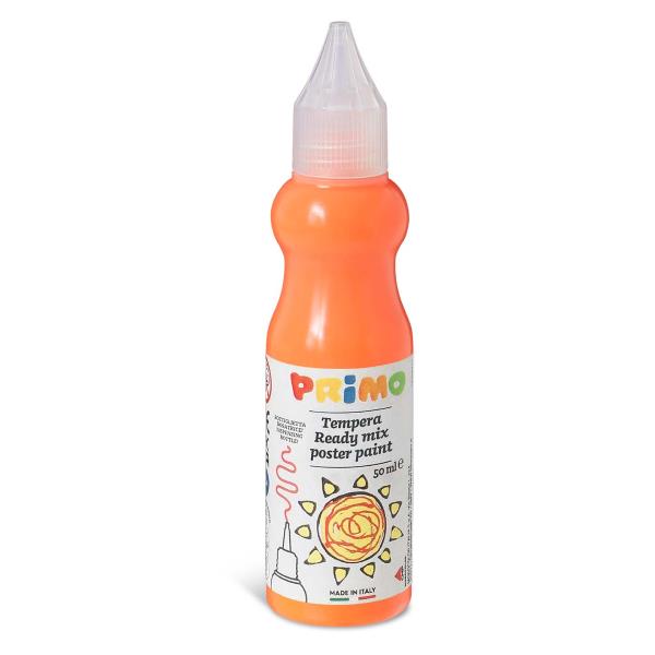 Bottigl 50Ml Tempera Arancio Fluo - immagine 2